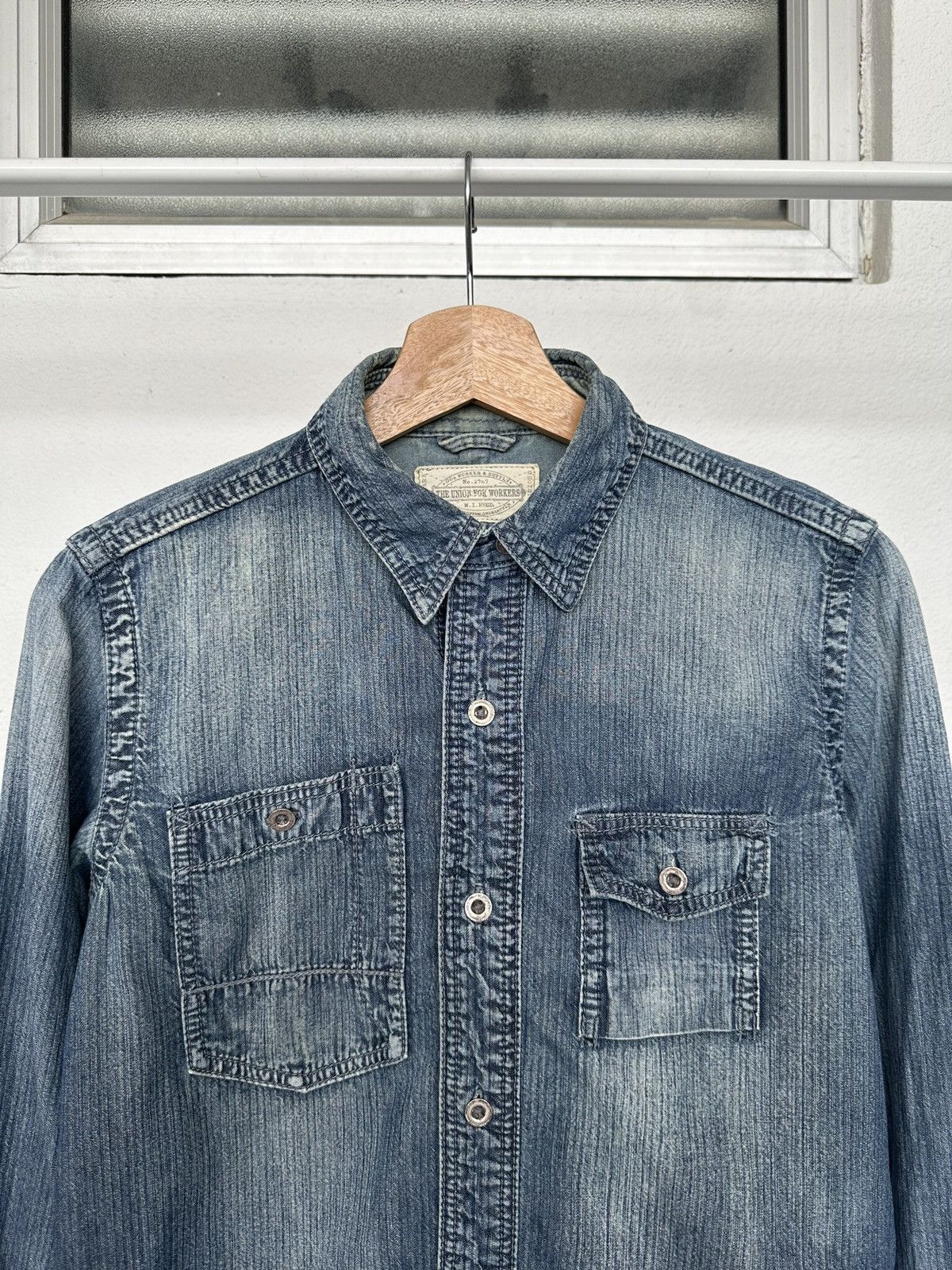 GOA 00's GOA military style dyed denim shirt Size US M / EU 48-50 / 2 - 12 Thumbnail