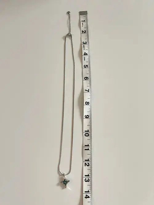 Vintage STEAL! Y2K Japan Blue Crystal Necklace Size ONE SIZE - 4 Thumbnail