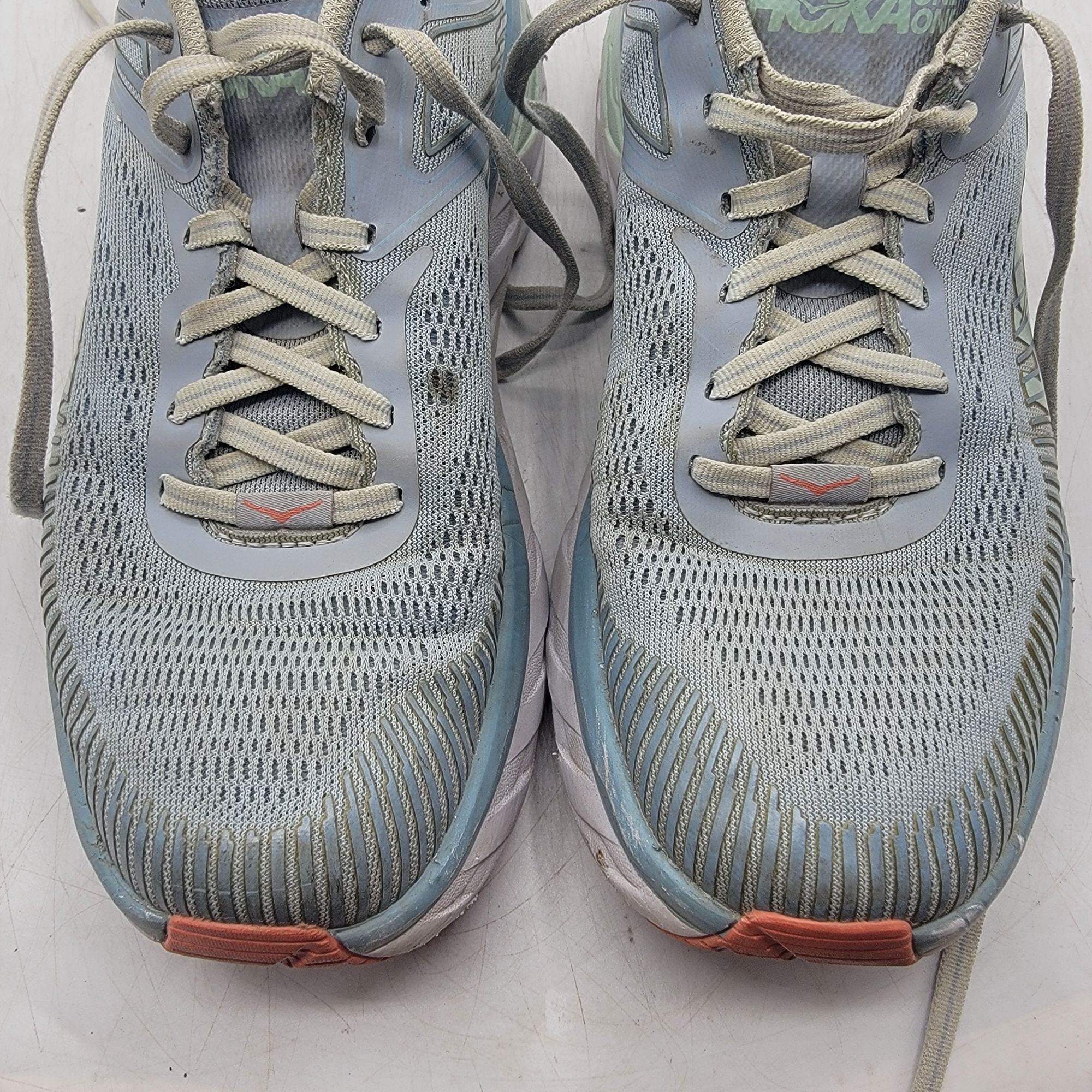 Hoka Hoka One One Bondi 7 Womens 9.5 Blue Fog Sneaker Shoes Athle Size US 9.5 / IT 39.5 - 10 Thumbnail