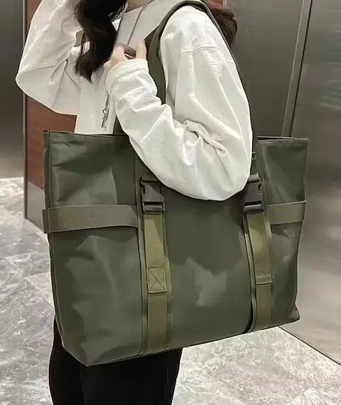 Japanese Brand Fashion punk waterproof buckle tote bag aesthetic Size ONE SIZE - 1 Thumbnail
