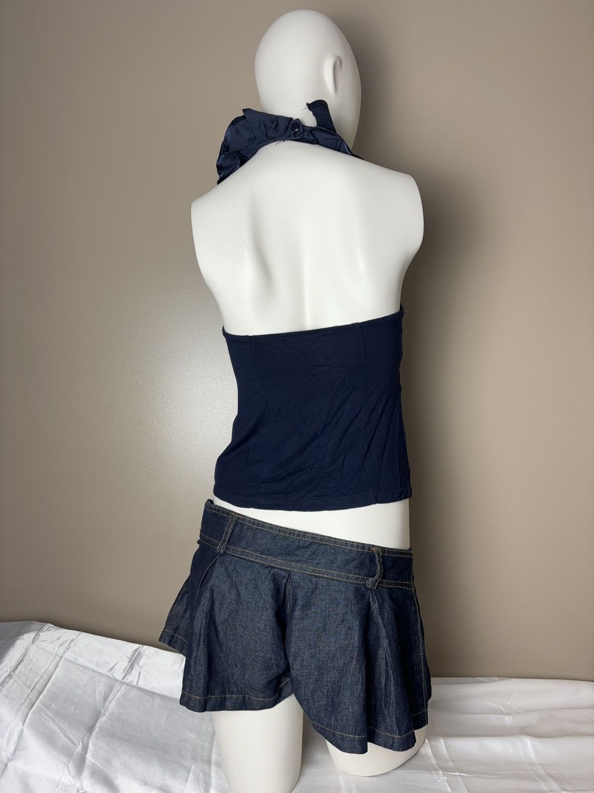 Japanese Brand × Vintage Coquette style ruffles vintage halter top Size S / US 4 / IT 40 - 7 Thumbnail