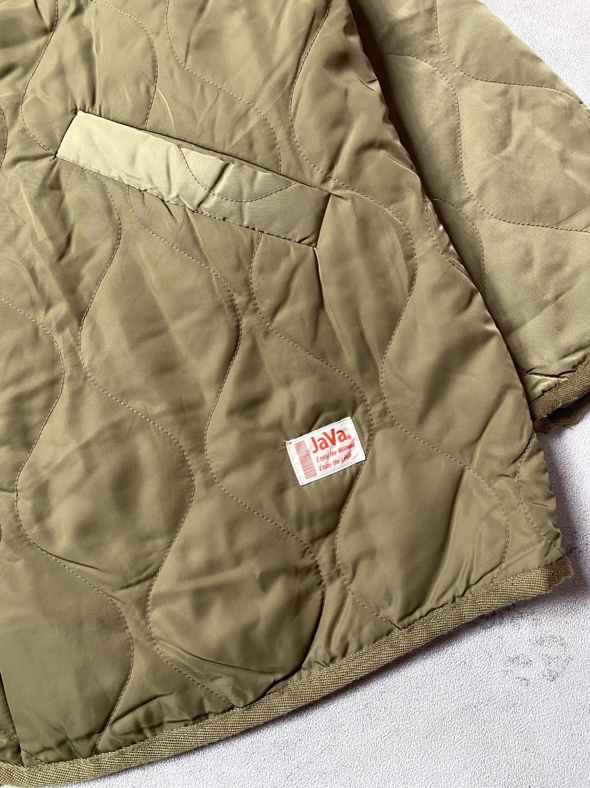 Japanese Brand JAVA JAPAN LINEAR, QUILTED JACKET Size US L / EU 52-54 / 3 - 11 Thumbnail