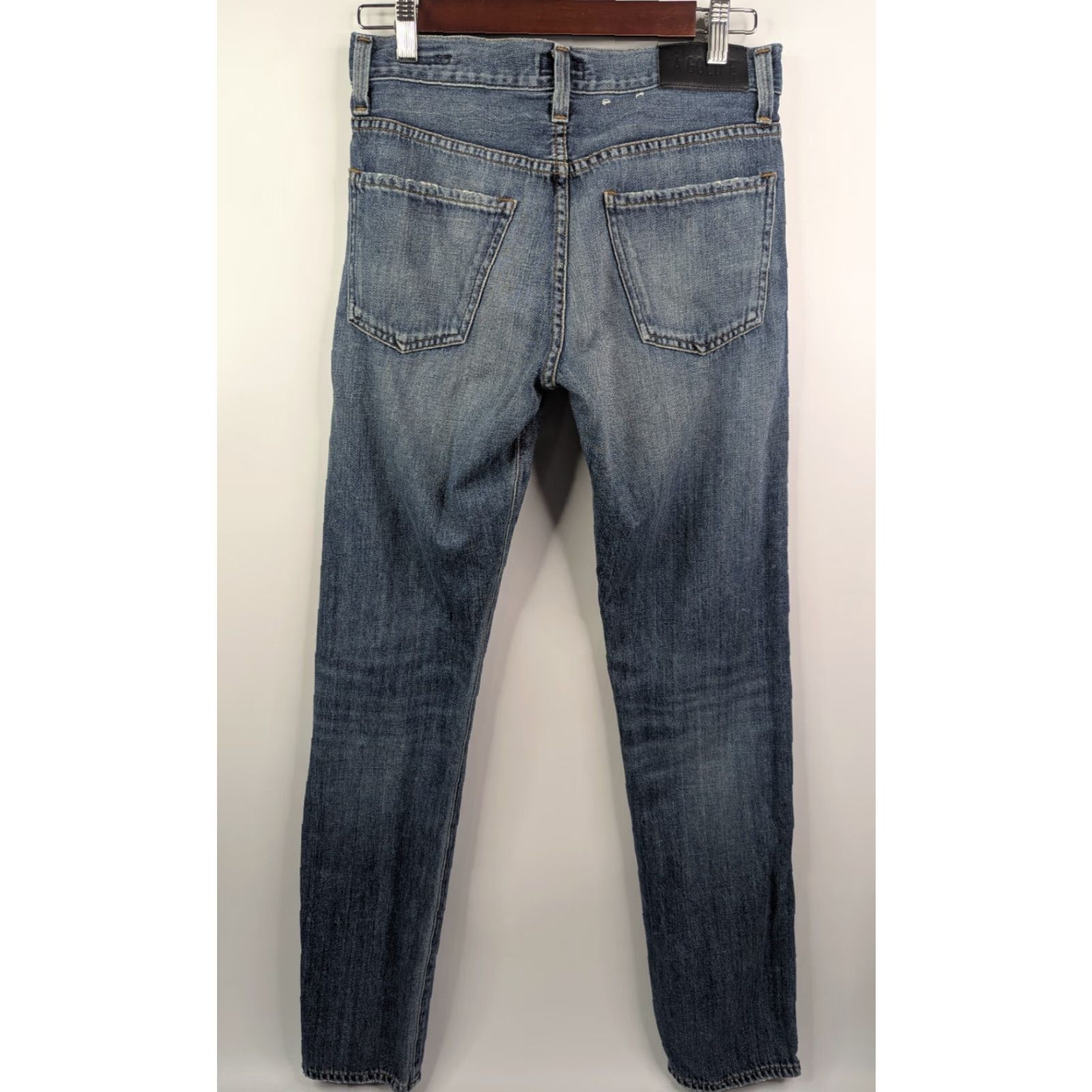 Agolde AGOLDE Jeans Women's Slim Fit Mid Blue Denim 29 Size 29 Cotton 100% Regular Jeans Womens Size 29" - 5 Thumbnail