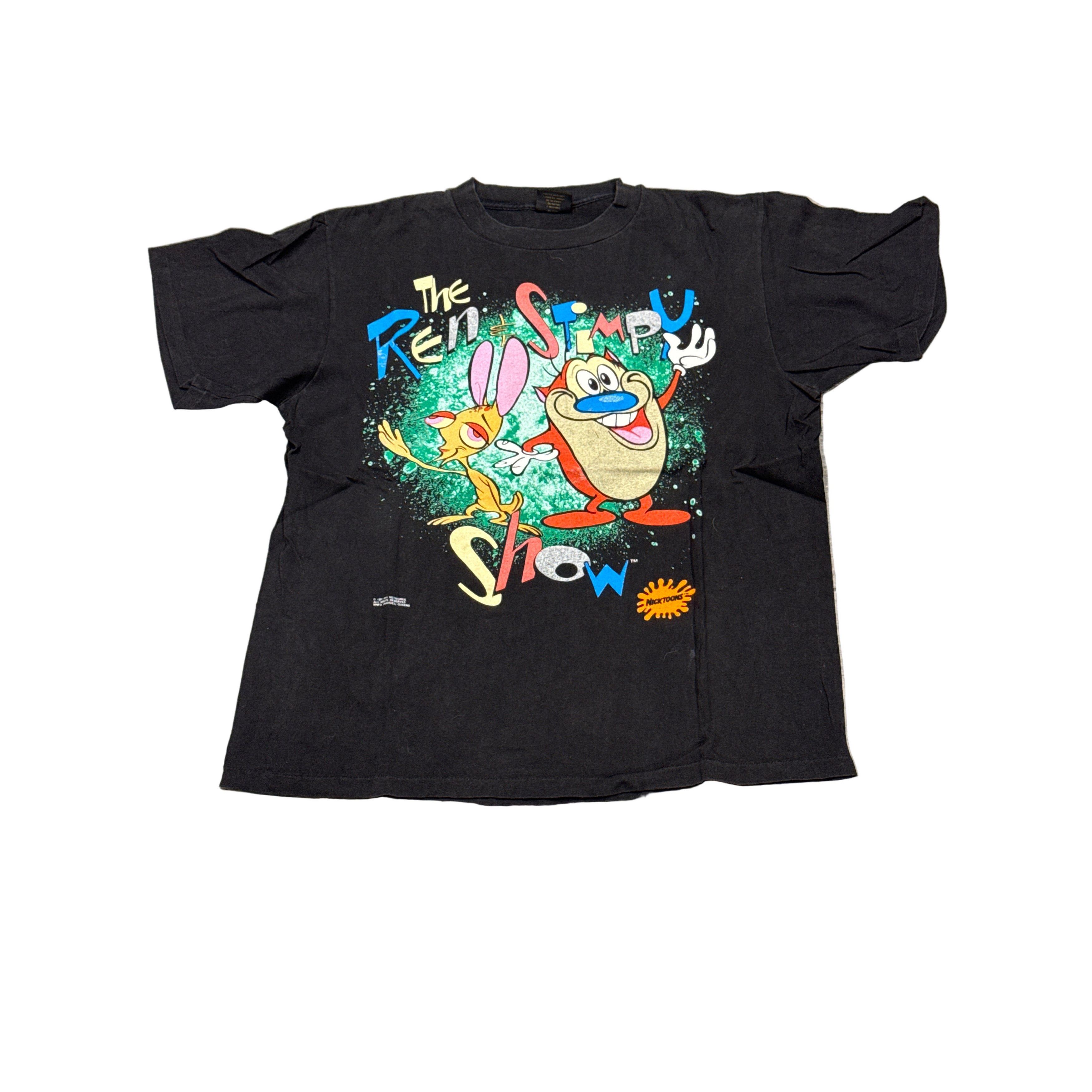 Other 1991 Ren and Stimpy Show Nickelodeon MTV Changes Black XL T- Size US XL / EU 56 / 4 - 1 Thumbnail