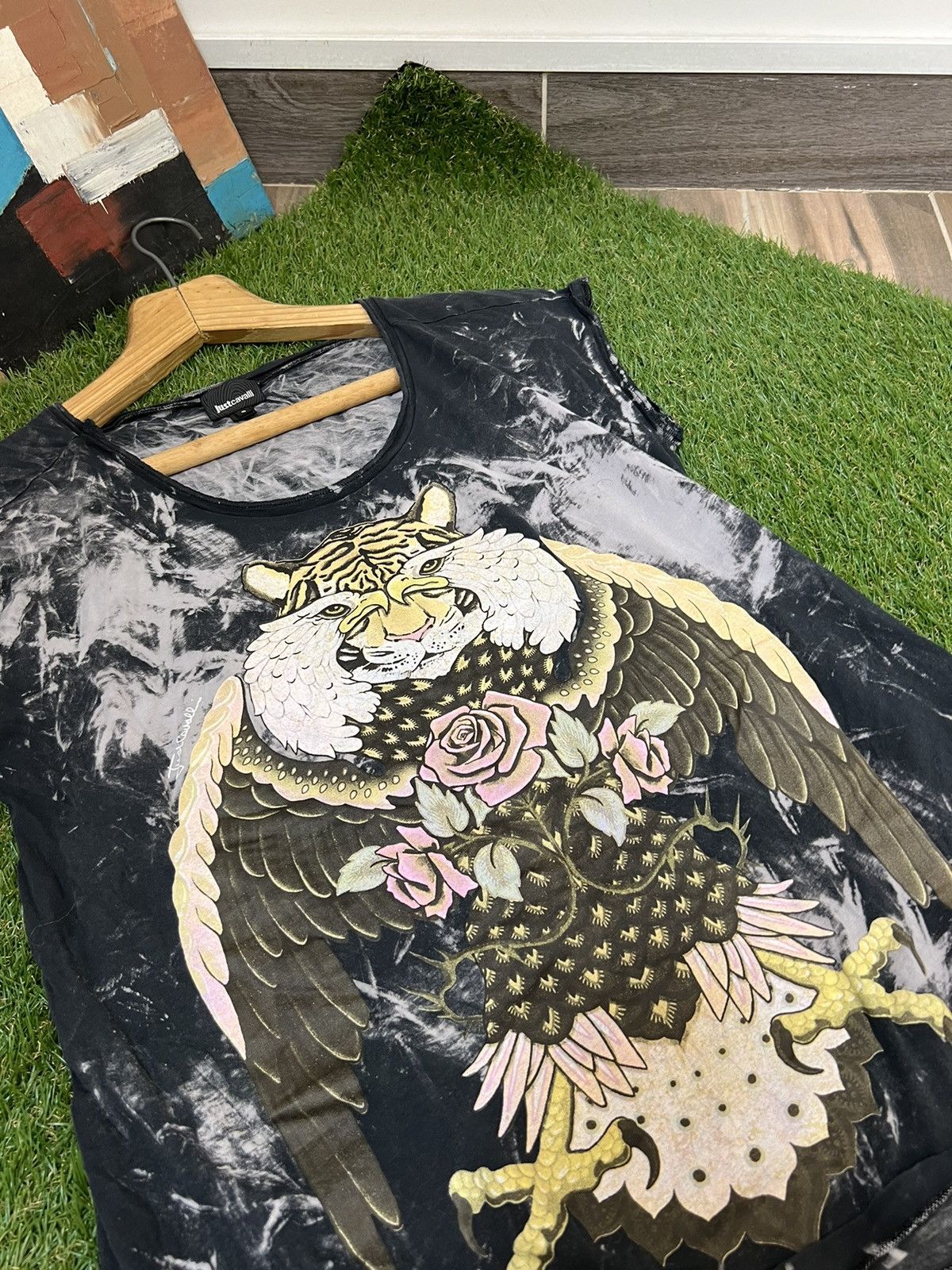 Roberto Cavalli Just Cavalli Printed Tank Top Size S / US 4 / IT 40 - 3 Thumbnail