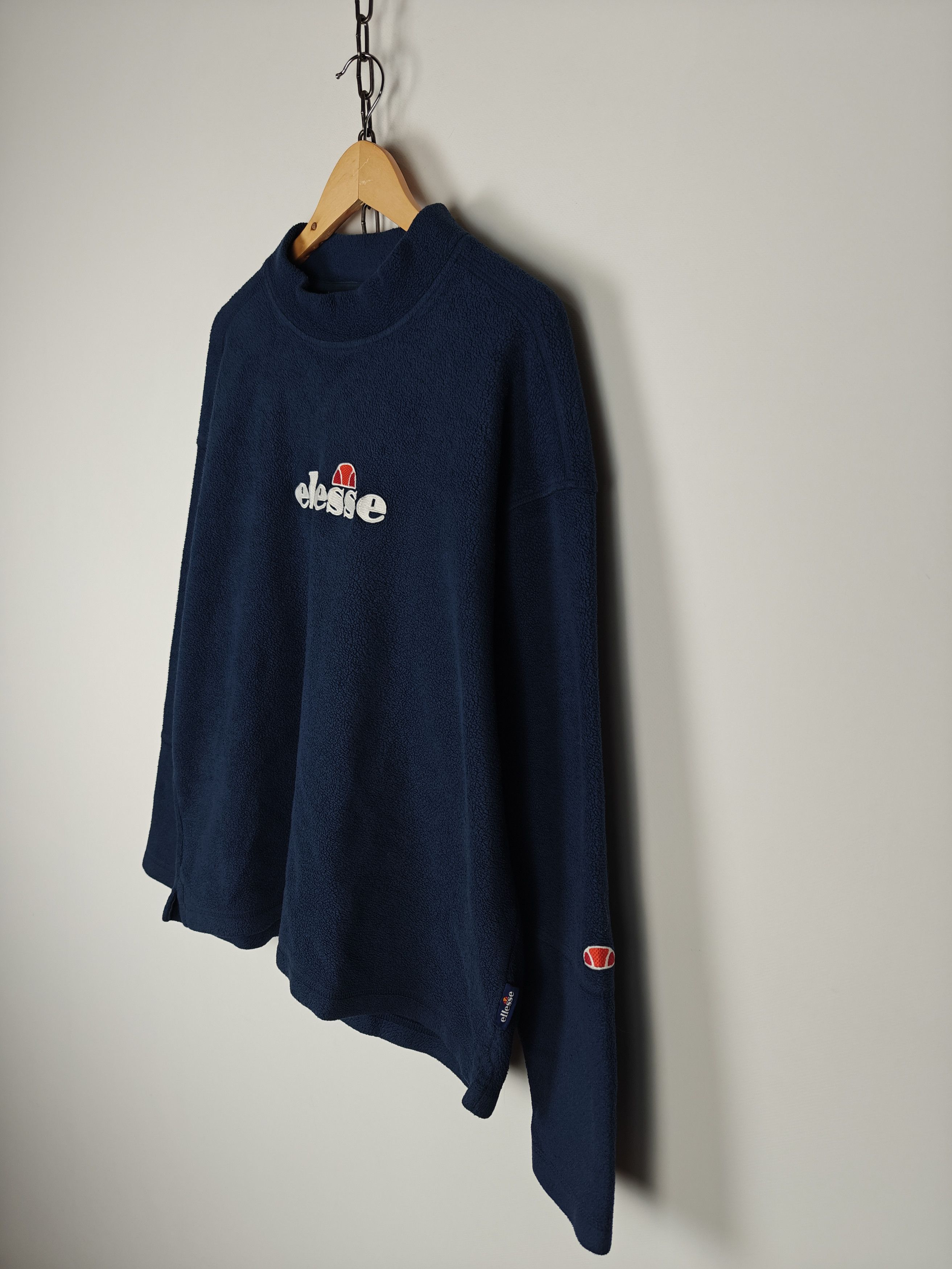 Ellesse Ellesse Fleece Sweatshirt Center Logo Pullover Blue size L Size US L / EU 52-54 / 3 - 5 Thumbnail