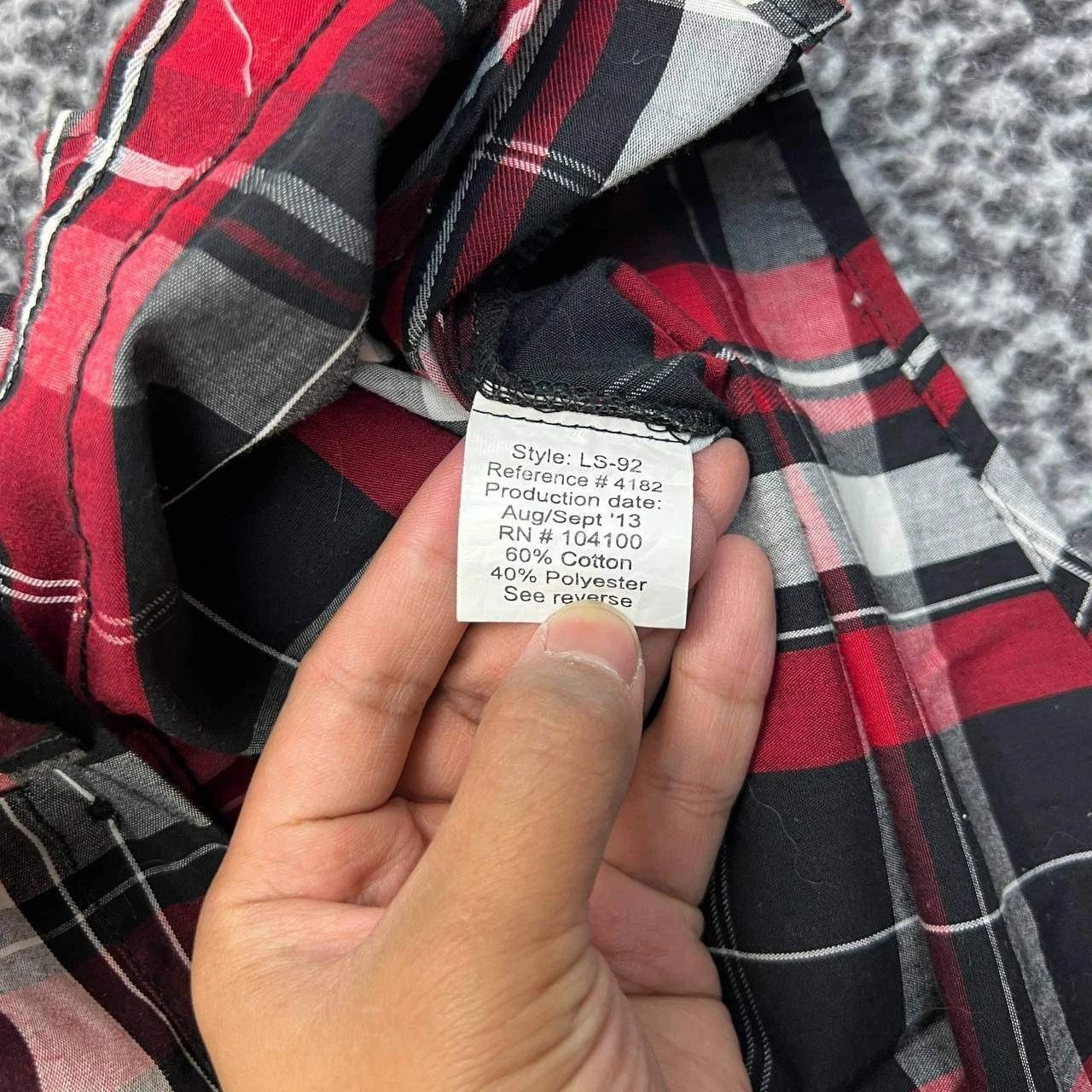 Other Gioberti Shirt Men Plaid Button Up Long Sleeve Collared L Size US L / EU 52-54 / 3 - 3 Thumbnail