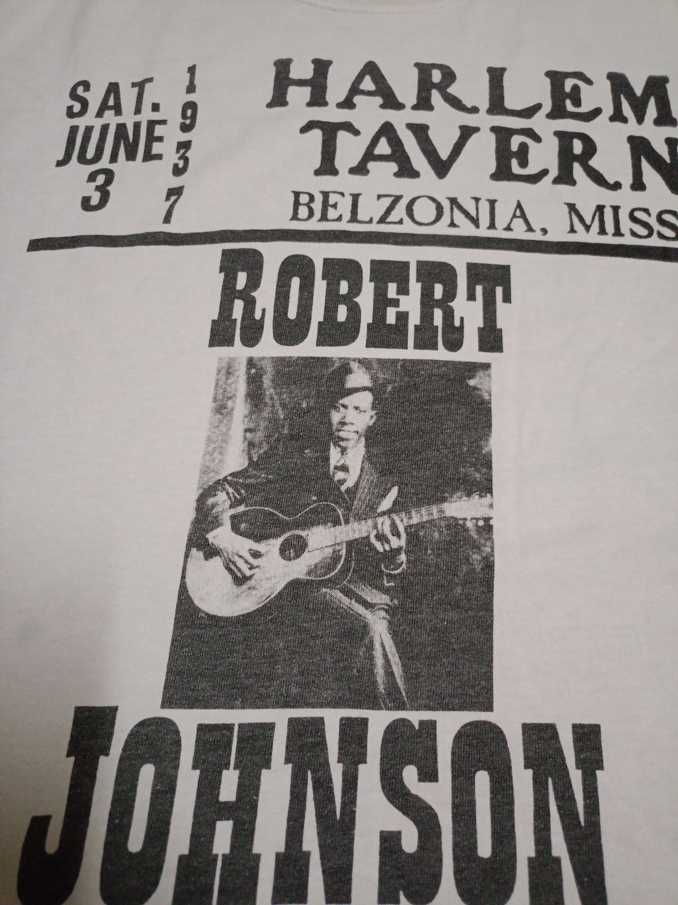 Vintage Vintage rare 00s Robert Johnson t shirt Size US XL / EU 56 / 4 - 3 Thumbnail