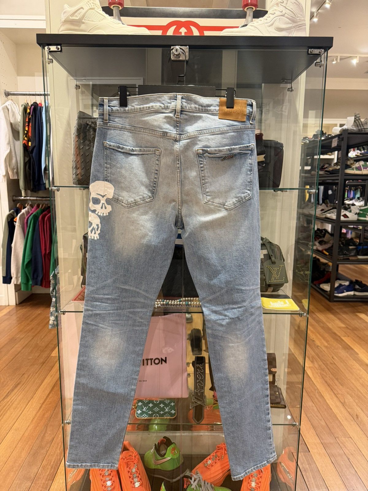 Bossi Sportswear Bossi Sportswear Skull Denim Jeans Size US 36 / EU 52 - 2 Thumbnail