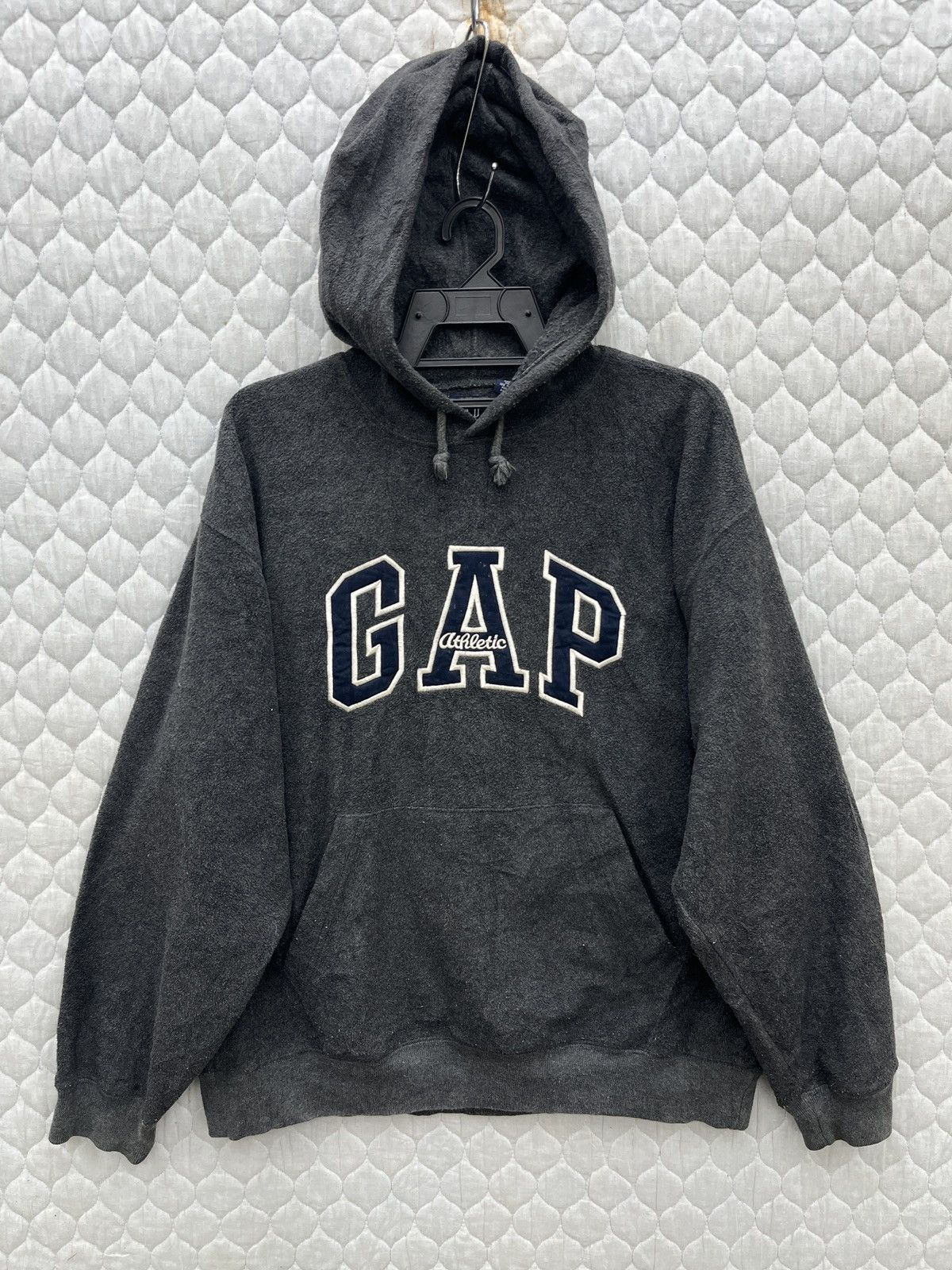 image of Archival Clothing x Gap Steals Gap Hoodie Sweatshirt in Grey, Men's (Size Medium)