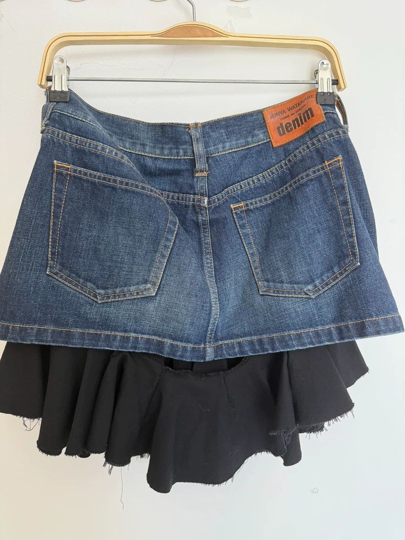 Junya Watanabe Junya Watanabe SizeS Denim deconstructed short skirt Size 24" / US 00 / IT 34 - 2 Thumbnail