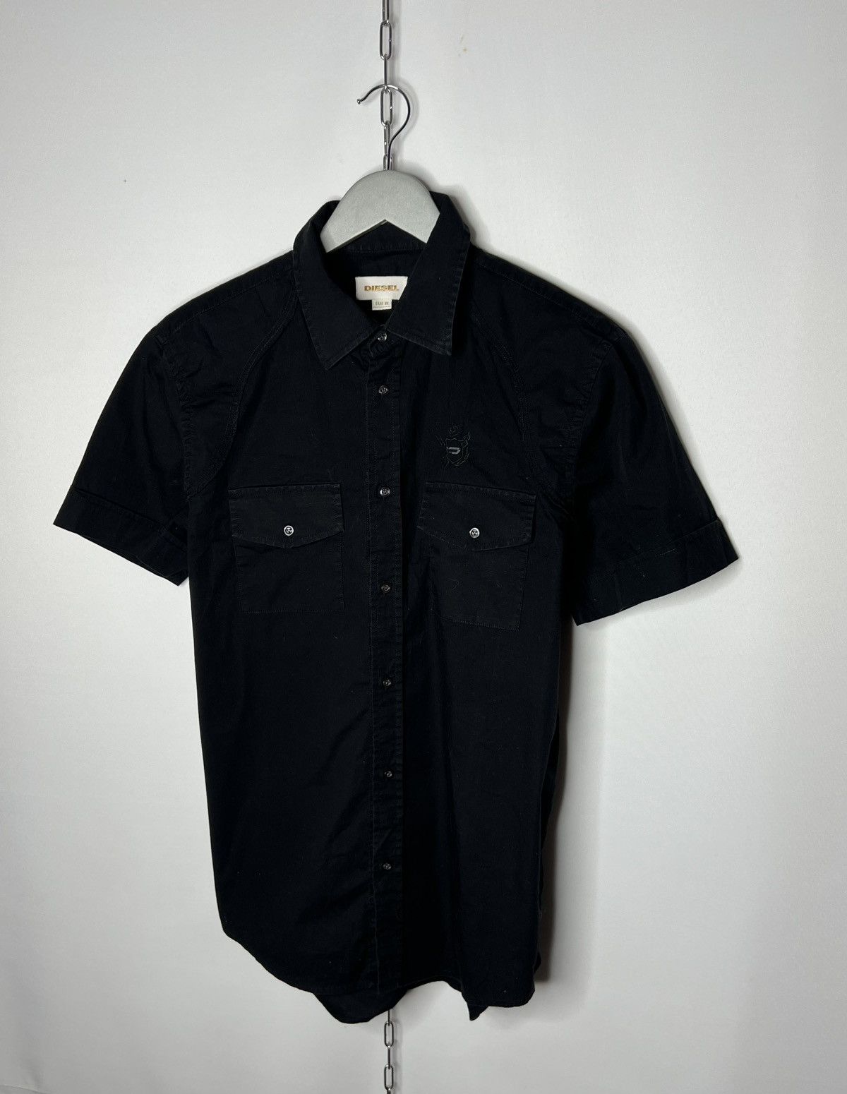 Diesel Diesel Luxury Shirt Short Sleeve Button Up Size US XL / EU 56 / 4 - 2 Thumbnail