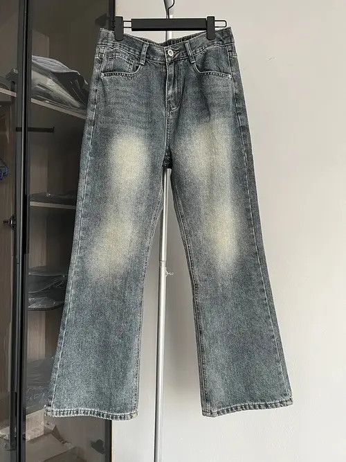 VIBE distressed faded yuppie flared jeans Size US 32 / EU 48 - 7 Thumbnail
