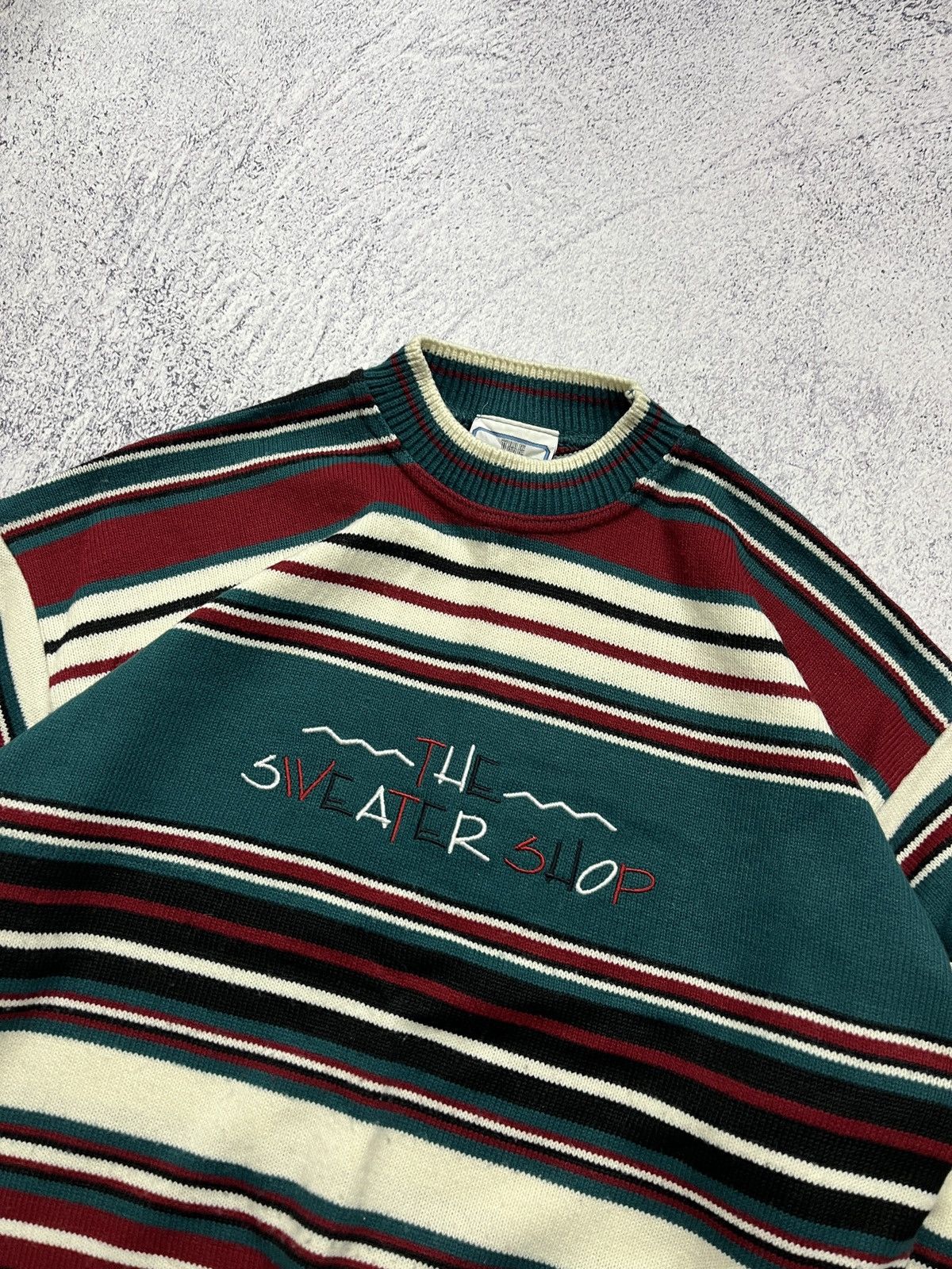 Other UK × Vintage Vintage Y2K The Sweater Shop Coloured Knitted Sweater Size US S / EU 44-46 / 1 - 4 Thumbnail