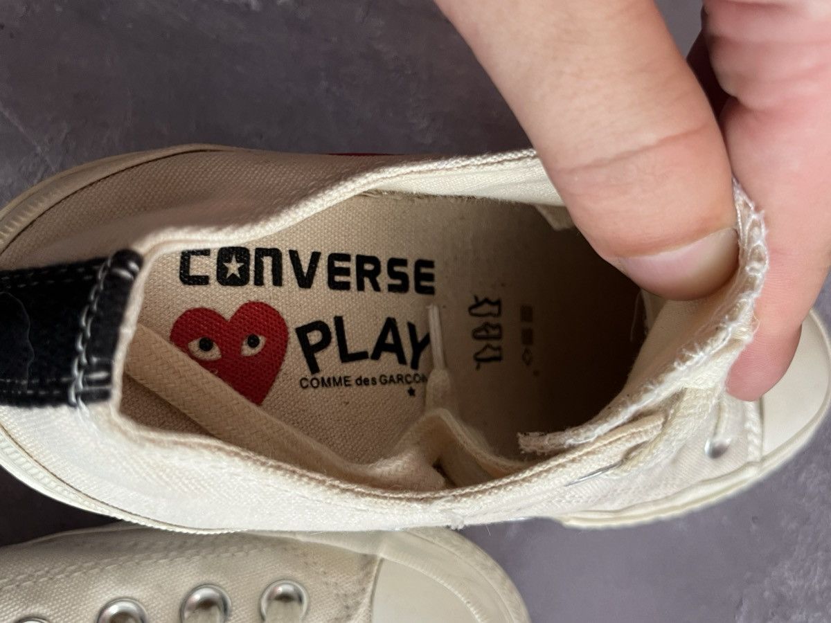 Comme des Garcons Comme Des Garçons x Chuck Taylor Converse All Star Low Top Size US 5 / IT 35 - 11 Thumbnail