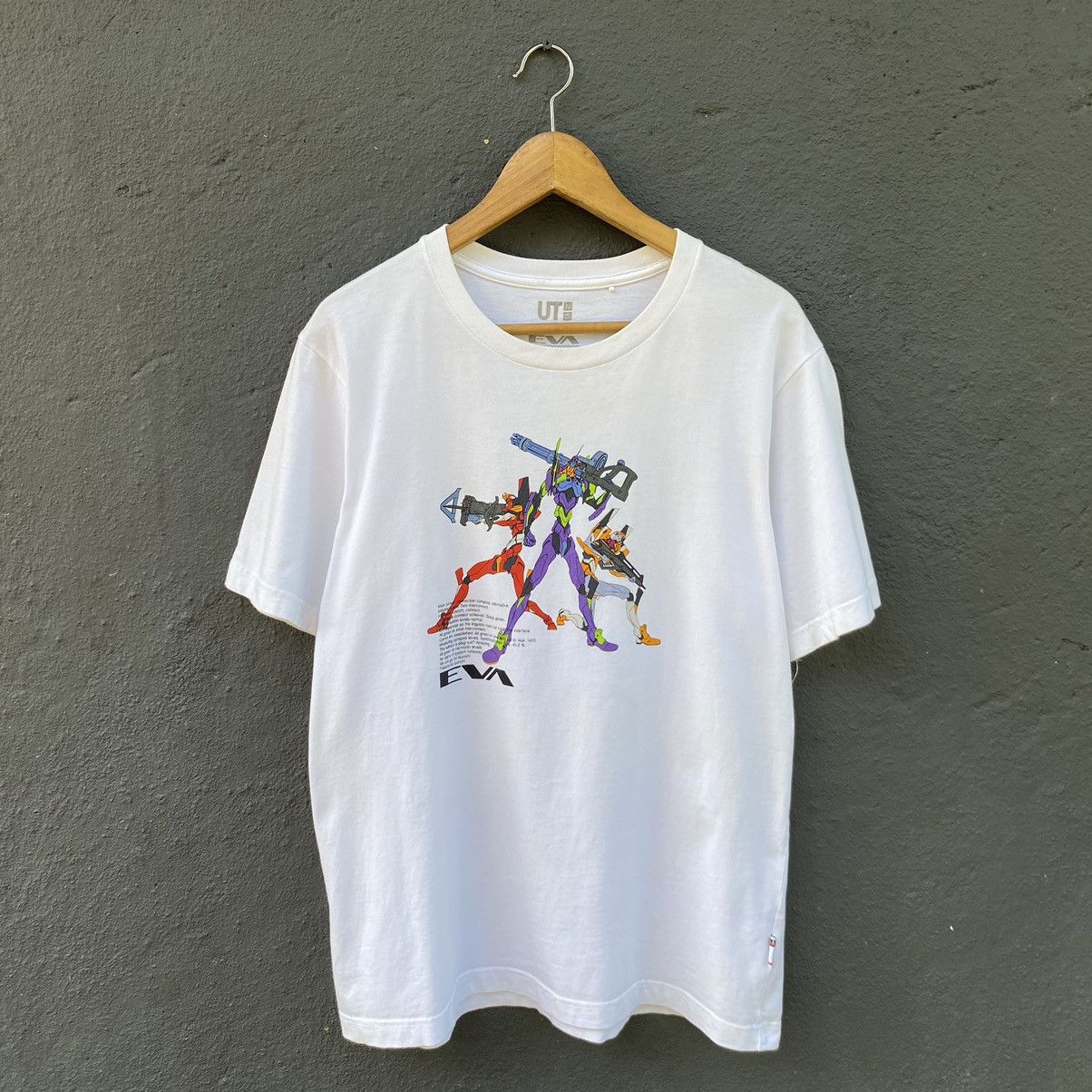 Anime Evangelion Neon Genesis Japanese Anime ERD GRUNGE TEE Size US L / EU 52-54 / 3 - 2 Thumbnail