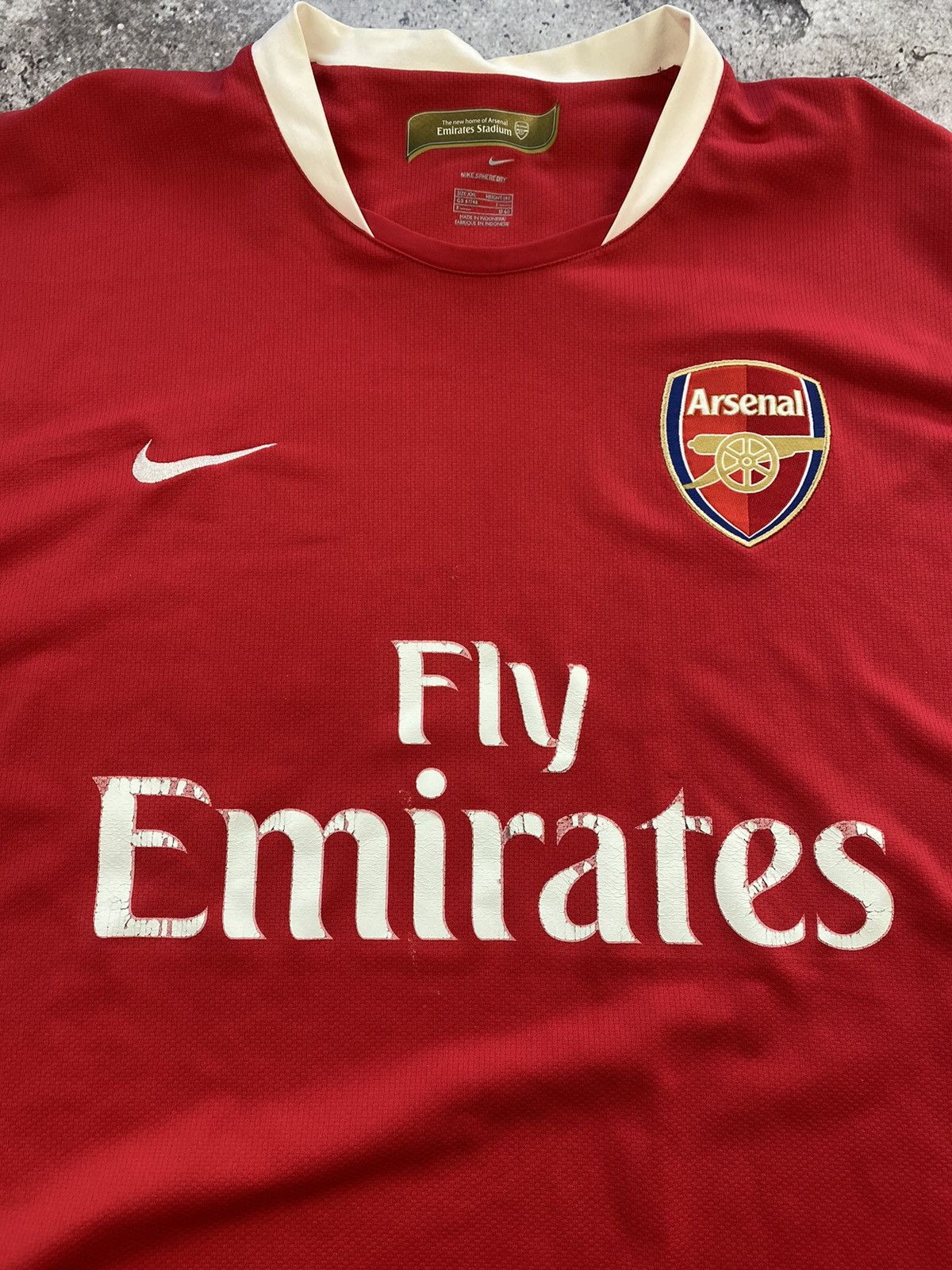 Nike × Vintage Vintage Y2K Arsenal 2007-2008 Home Soccer Jersey Football Size US XL / EU 56 / 4 - 2 Thumbnail