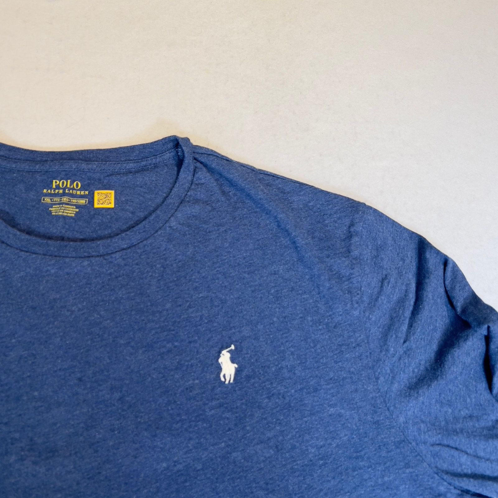 Polo Ralph Lauren Polo by Ralph Lauren Long Sleeve T-Shirt XXL Heathered Blue Size US XL / EU 56 / 4 - 3 Thumbnail