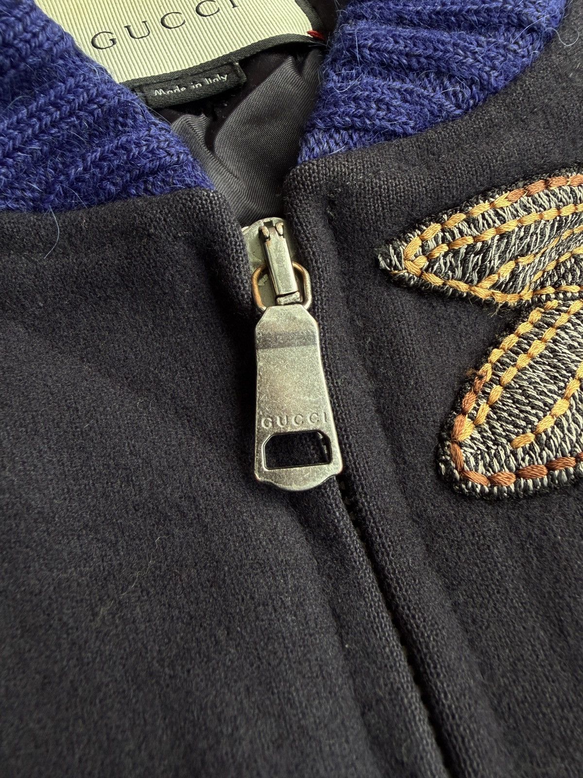 Gucci Bee embroidered wool Bomper Size US L / EU 52-54 / 3 - 8 Thumbnail