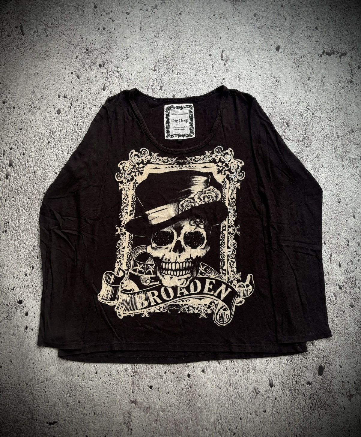 Hysteric Glamour PPFM Skull Stripe Longsleeve | Grailed