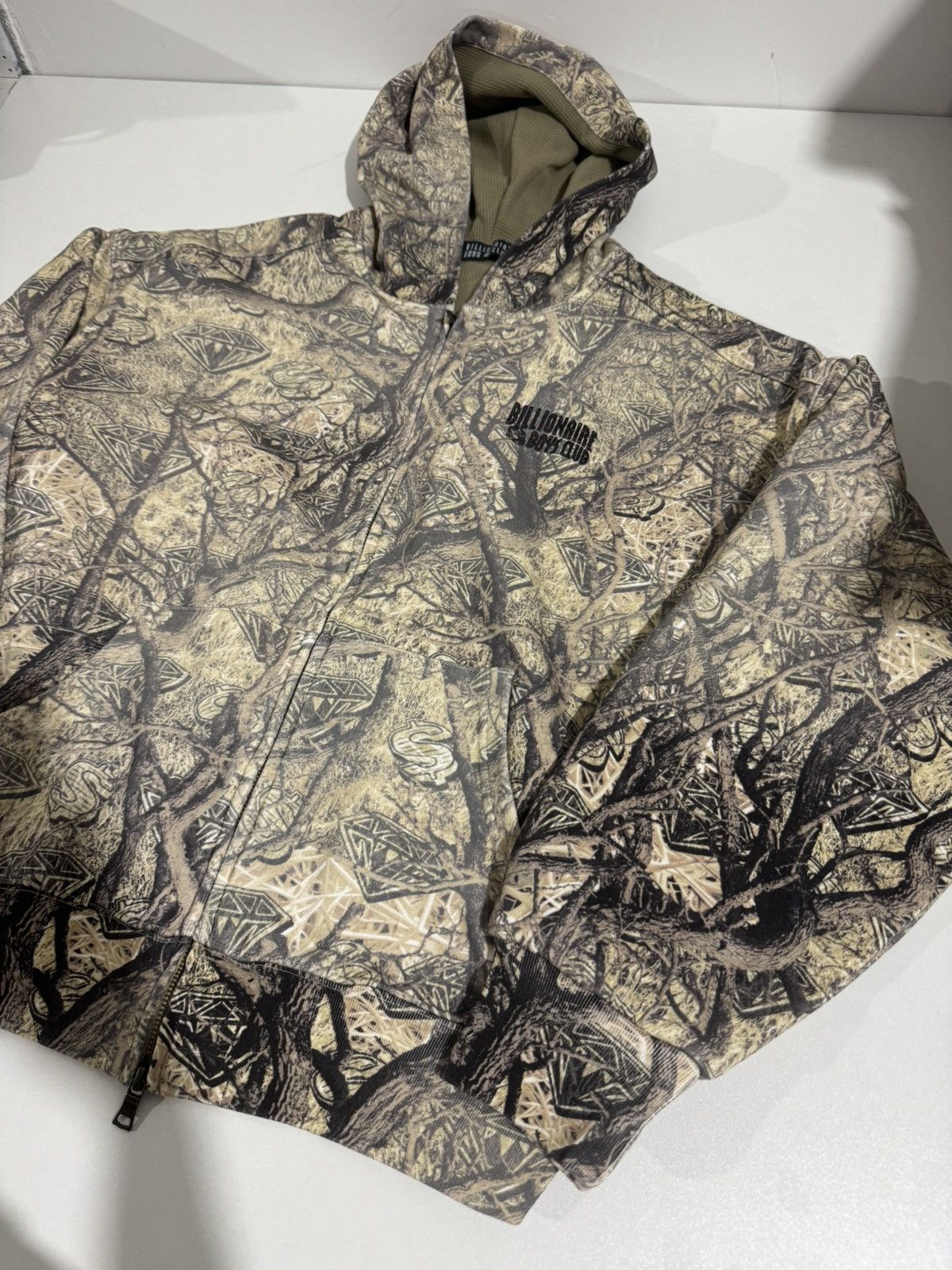 Billionaire Boys Club BBC tree camo thermal lined hoodie S Size US S / EU 44-46 / 1 - 2 Thumbnail