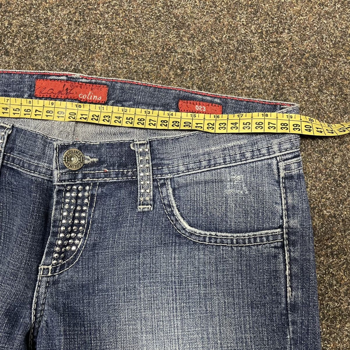 Vintage Vintage Y2K Faded Wide Leg Jeans Baggy Skater Graphic 29 Size US 29 - 5 Thumbnail