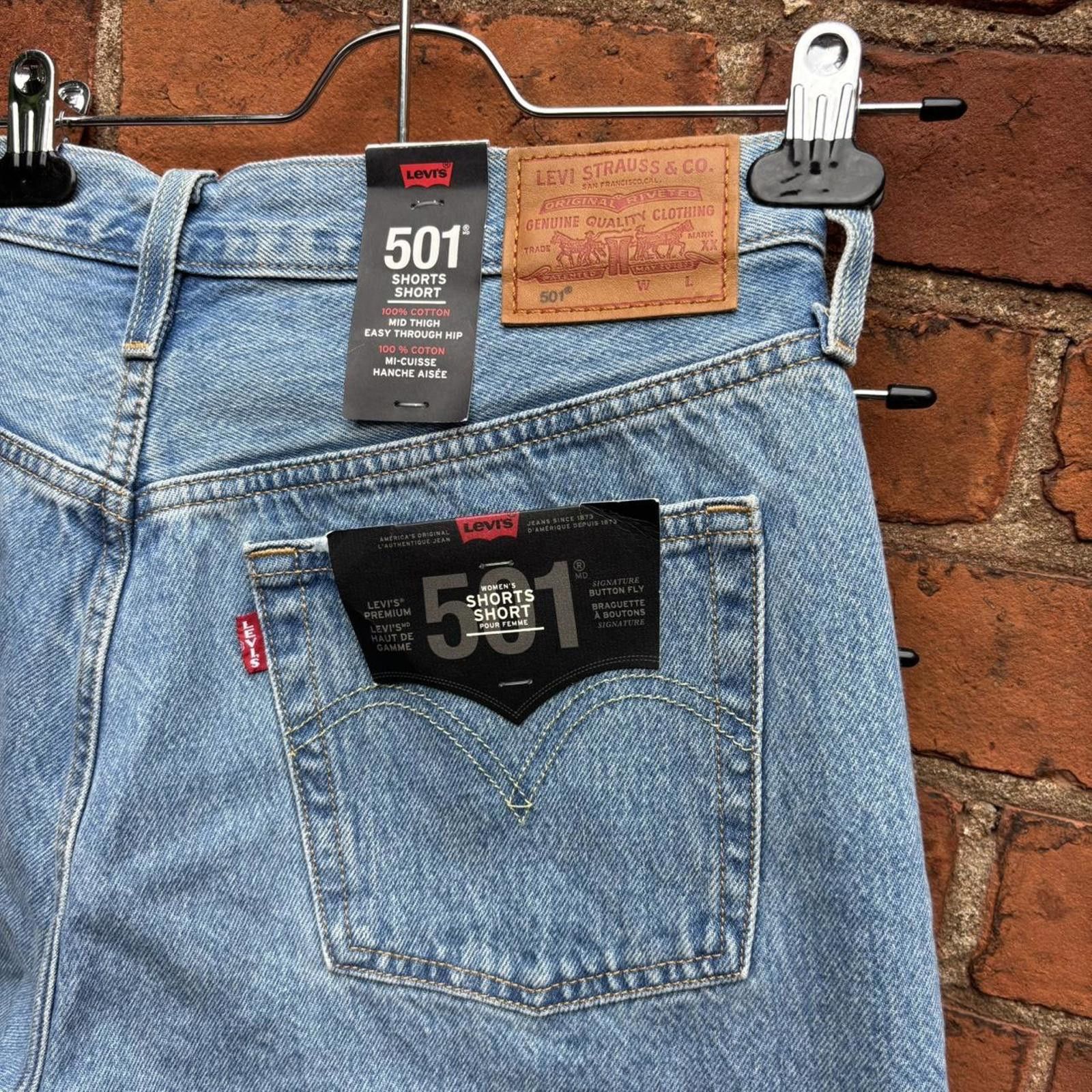 Levi's Levi's 501 Big E light washed shorts deadstock 30 Size US 30 / EU 46 - 6 Thumbnail