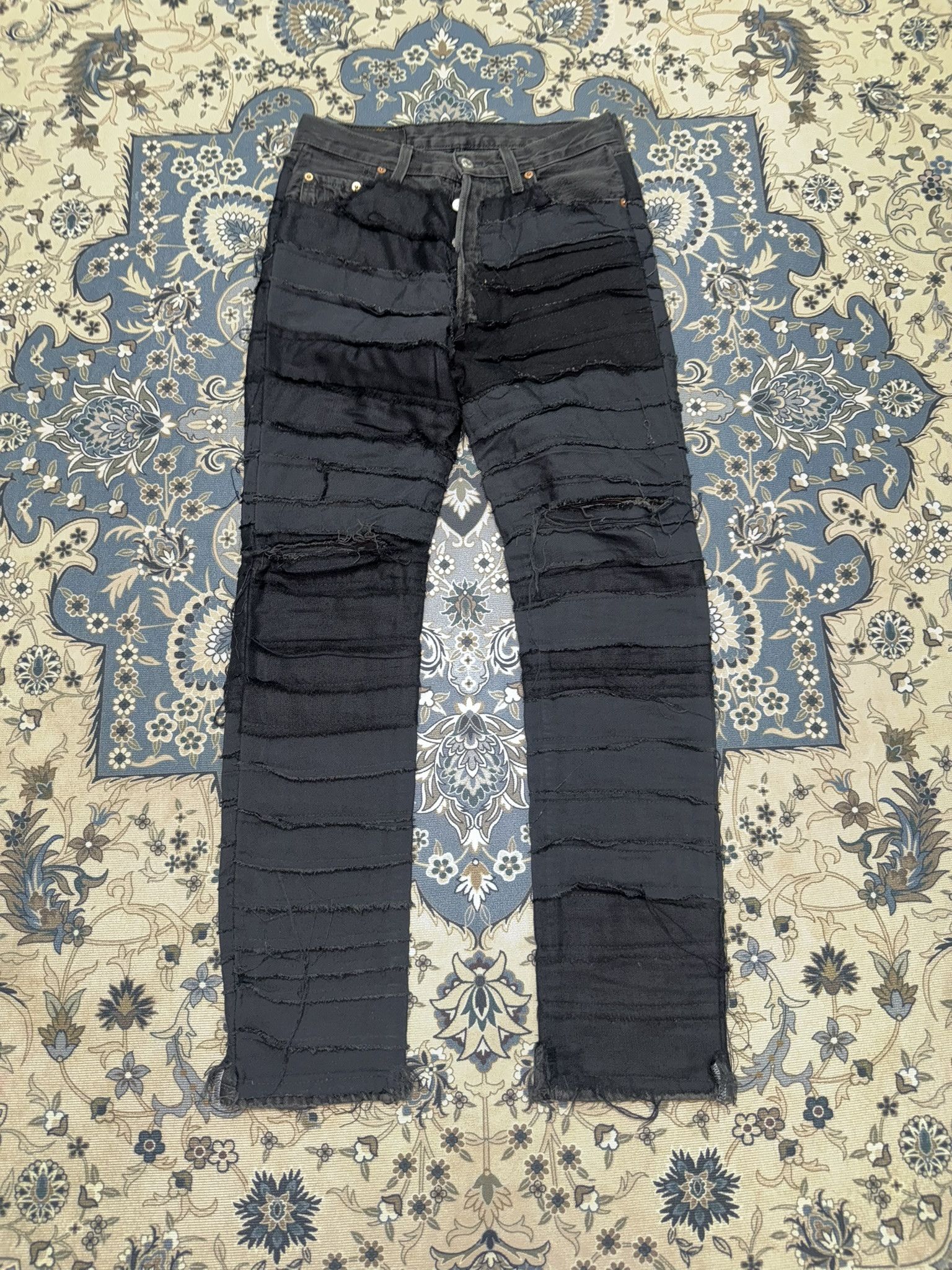 Levi's Levi's 501 Custom Hagi Distressed Denim Hysteric inspire Size US 29 - 1 Thumbnail