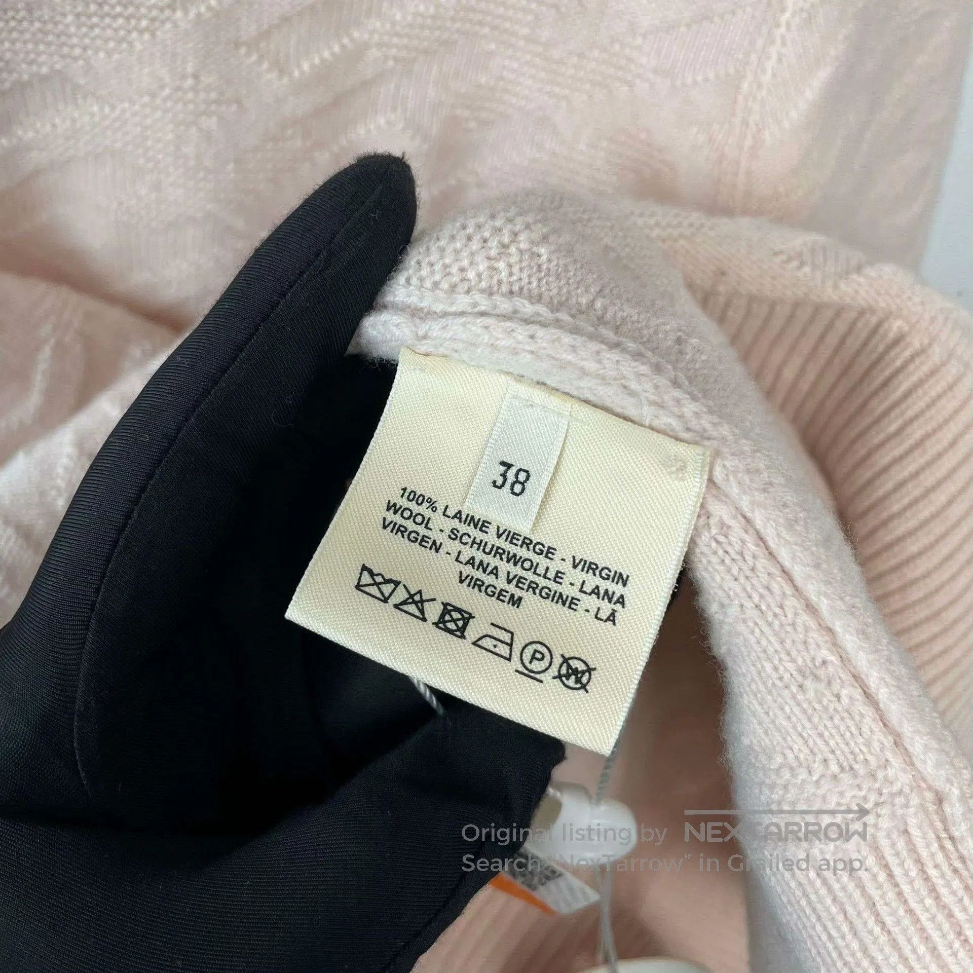 Hermes Hermès Pink Knit Sweater Size 38. Size S / US 4 / IT 40 - 4 Thumbnail