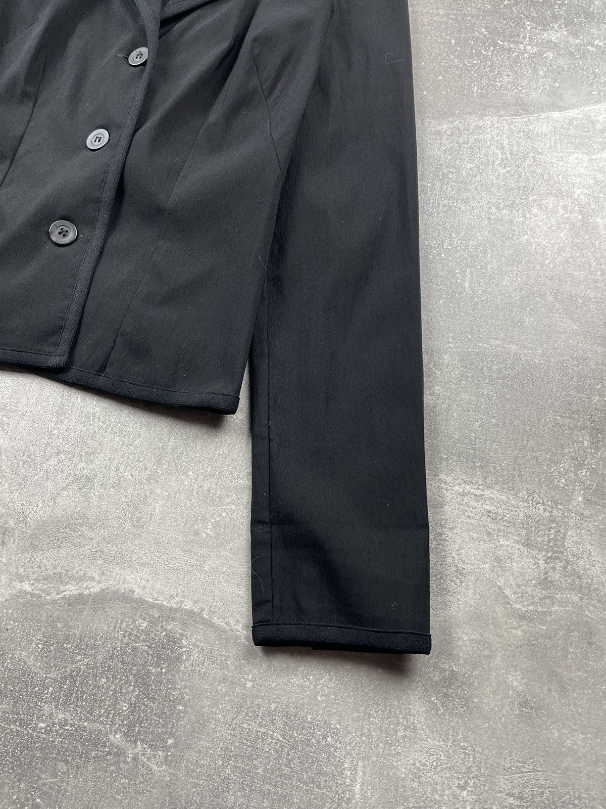 Other Liviana Conti Minimal Tailored Stretch Black Blazer Size S / US 4 / IT 40 - 3 Thumbnail