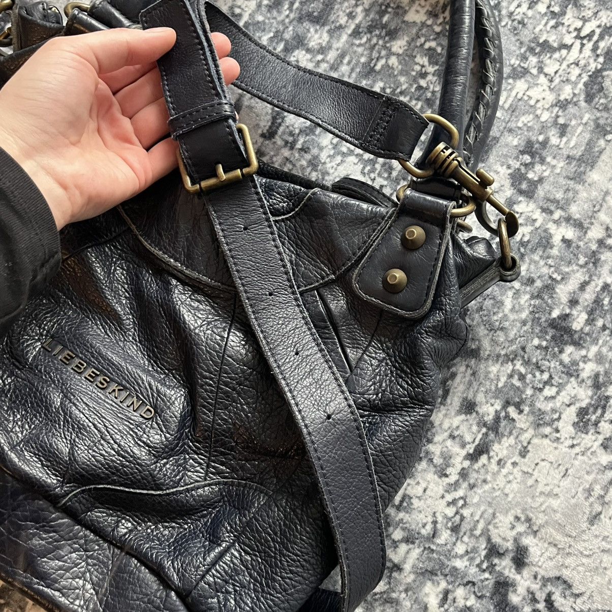 LIEBESKIND BERLIN Dark Navy Leather Shoulder Bag Liebeskind Berlin Crossbody Size ONE SIZE - 15 Thumbnail