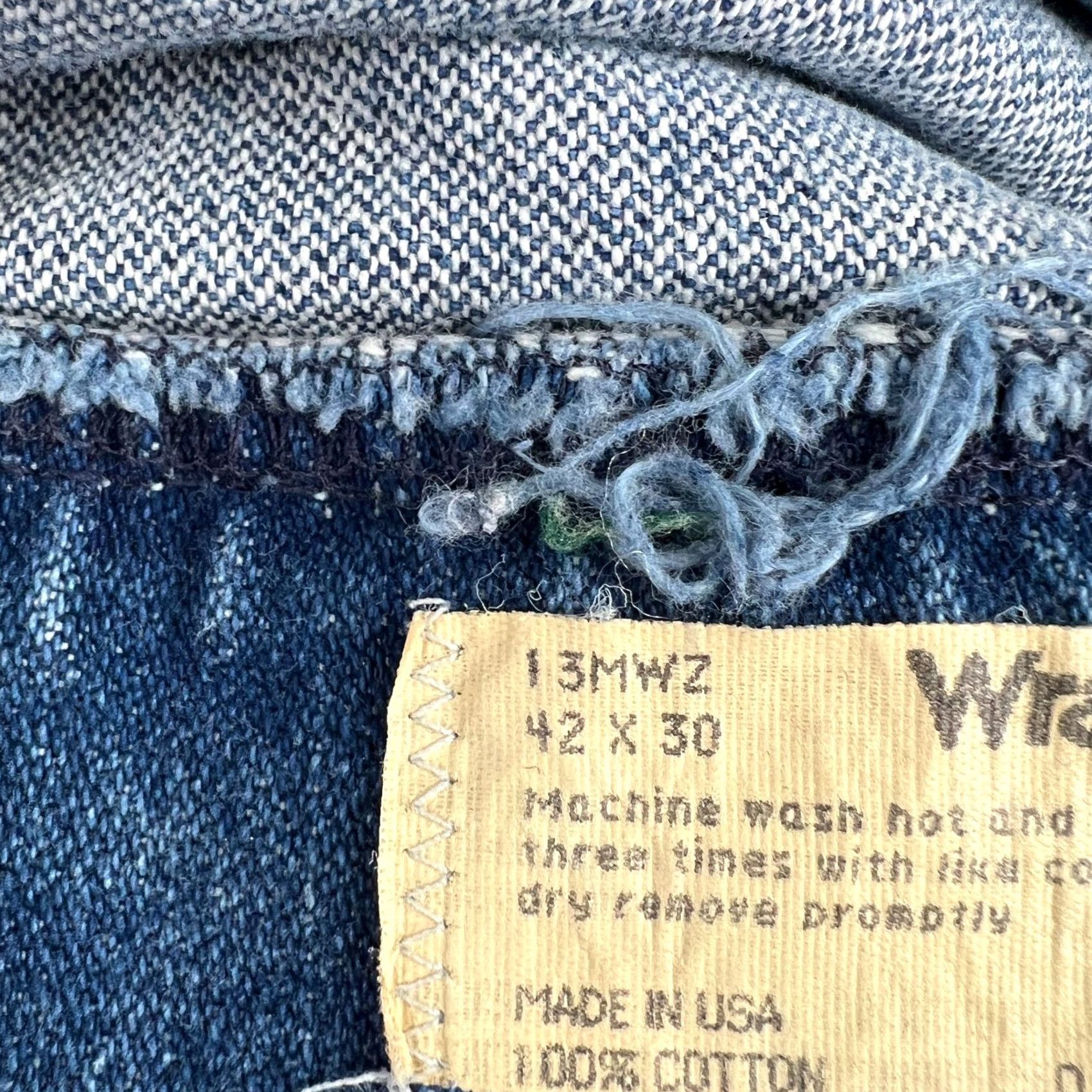 Wrangler Wrangler Jeans Mens 38 Blue 38x27 Cowboy Cut Denim Western Ranchwear Rodeo 13MWZ Size US 38 / EU 54 - 7 Thumbnail