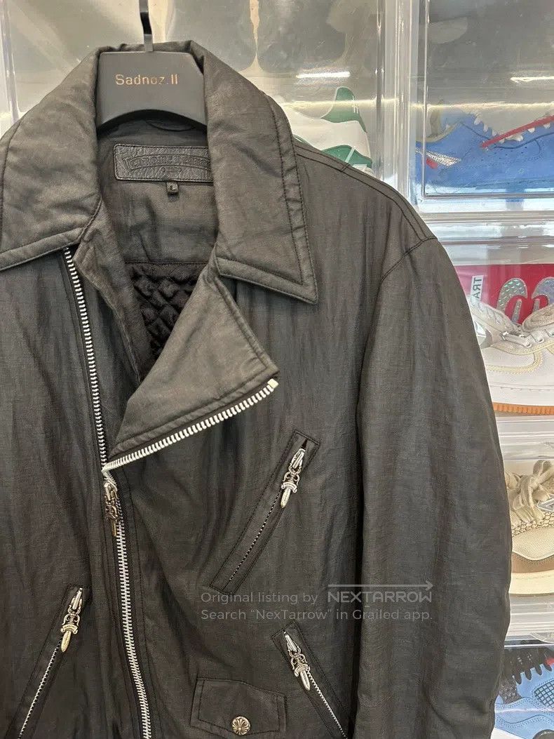 Chrome Hearts CHROME HEARTS Size L Wax cloth motorcycle jacket Size US L / EU 52-54 / 3 - 2 Thumbnail