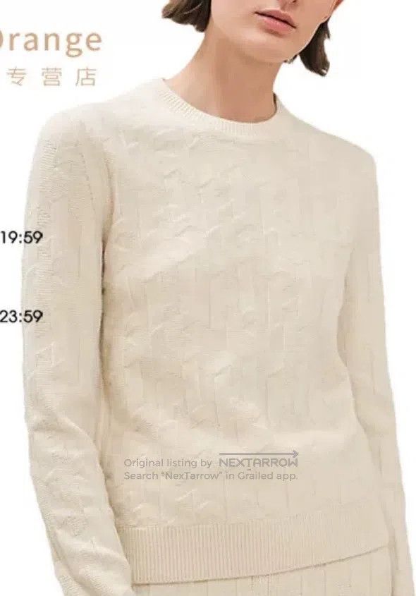 Hermes Hermes 23 autumn-winter women's cashmere sweater Size XXS / US 00 / IT 34 - 3 Thumbnail