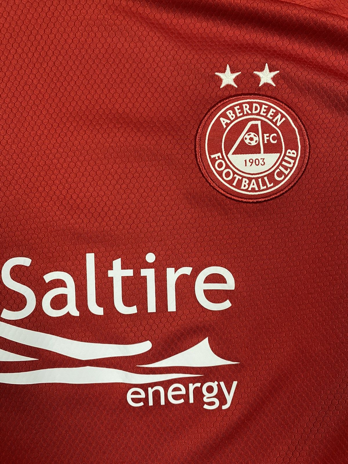 Adidas × Vintage Adidas Aberdeen Scotland 2020 - 2021 Home Soccer Jersey Size US XXL / EU 58 / 5 - 7 Thumbnail