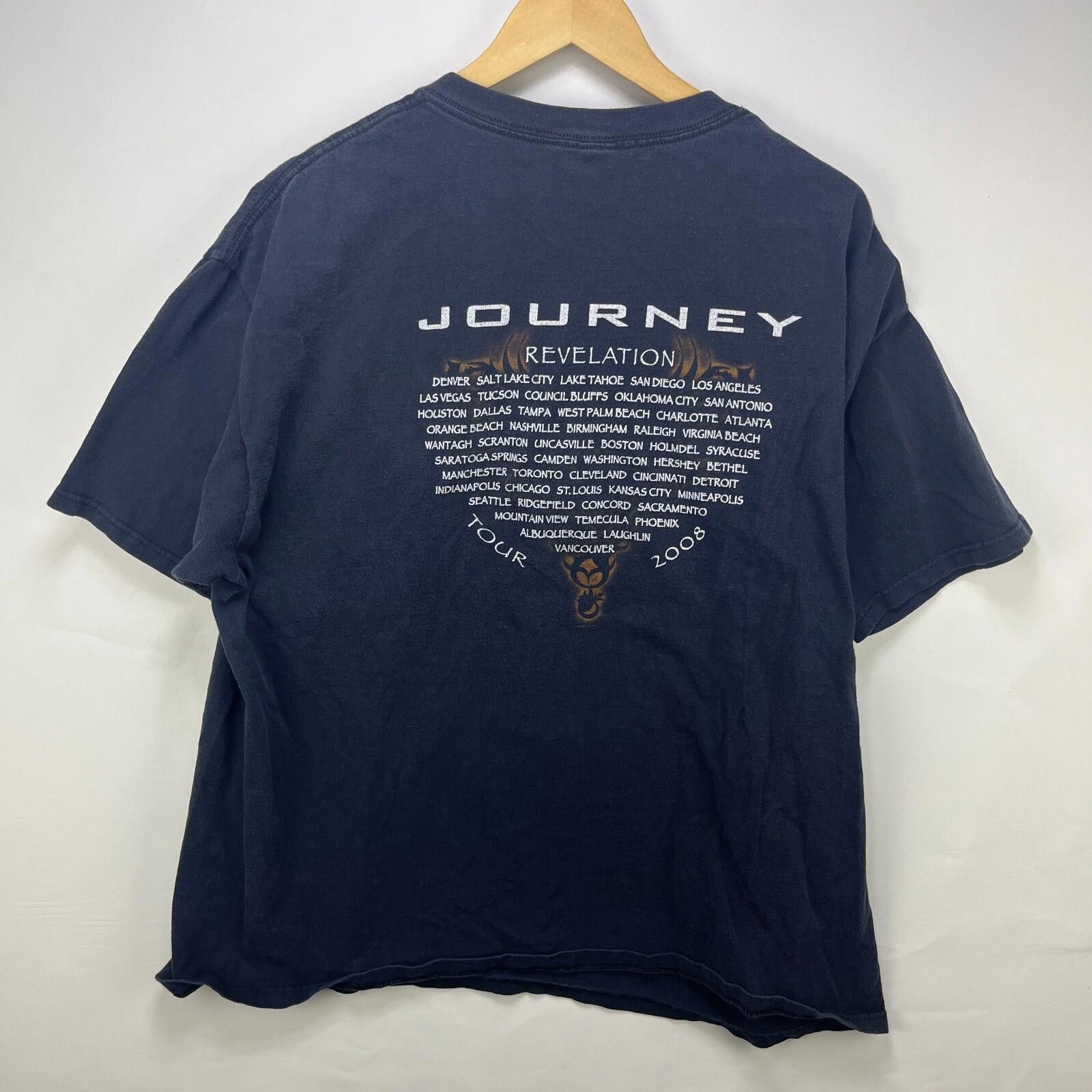 Vintage Vintage Y2K Journey Revelation Tour 2008 Band T Shirt XL Size US XXL / EU 58 / 5 - 4 Thumbnail
