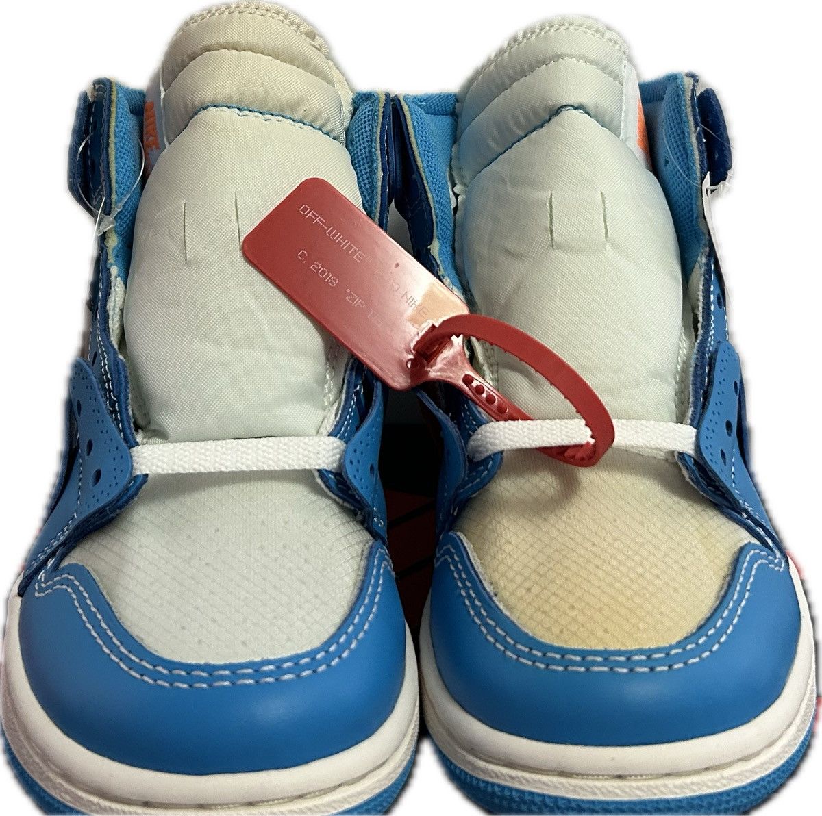 Jordan Brand × Off-White Jordan X OFF-WHITE Air Jordan 1 RETRO OG "UNC" Size US 5.5 / IT 35.5 - 3 Thumbnail