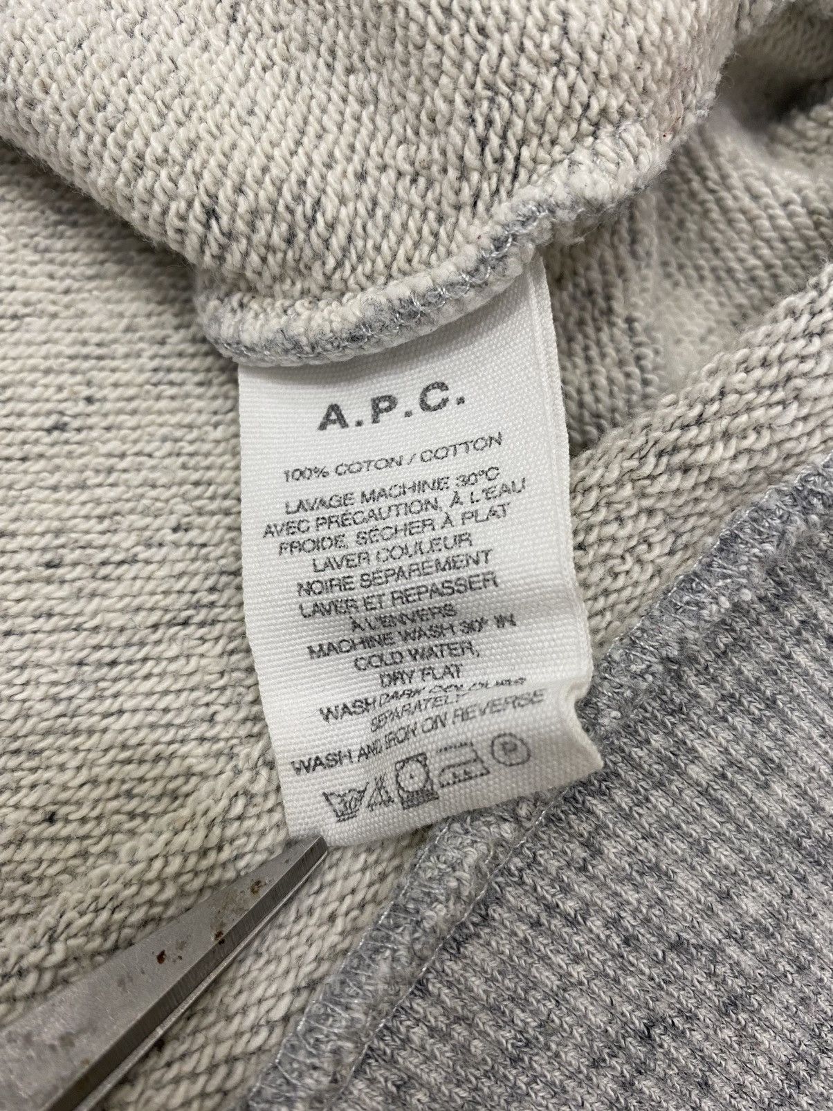 A.P.C. APC Raglan Sweatshirt Heather Grey Size US S / EU 44-46 / 1 - 10 Thumbnail