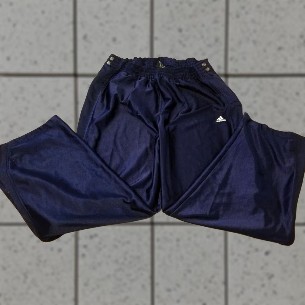 Adidas adidas Mens Tearaway Pants Athletic Sweatpants M/L Navy Blue Size US 33 - 1 Thumbnail