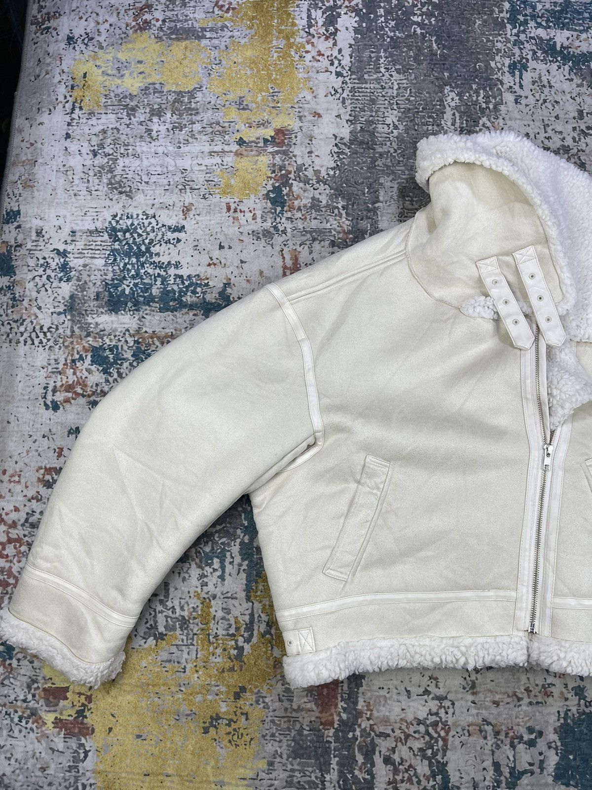 Japanese Brand Mercuryduo AW Faux Shearling Big Collar Bomber Jacket Size M / US 6-8 / IT 42-44 - 6 Thumbnail