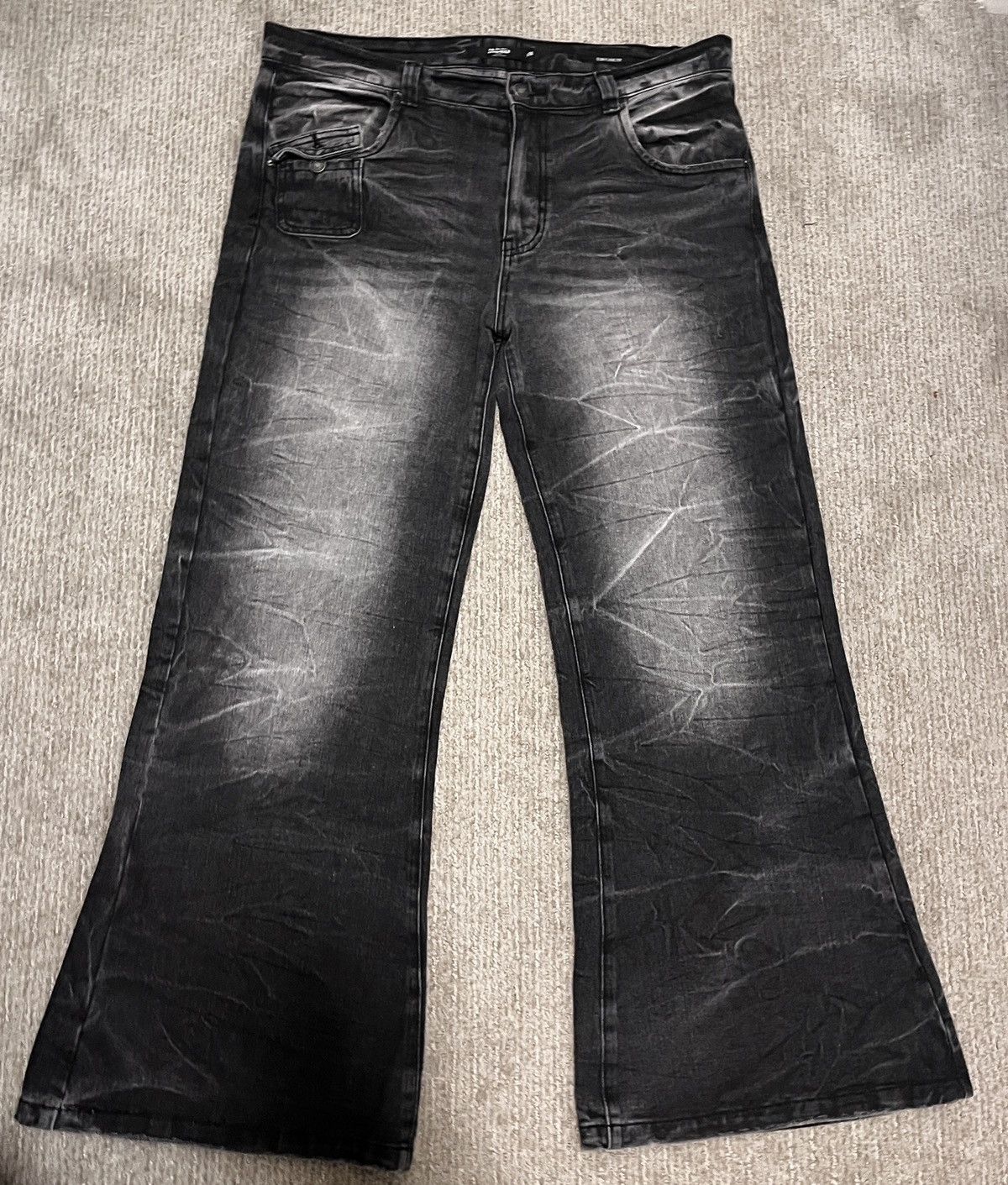 Jaded London Black Crease Blaze Jeans | Grailed