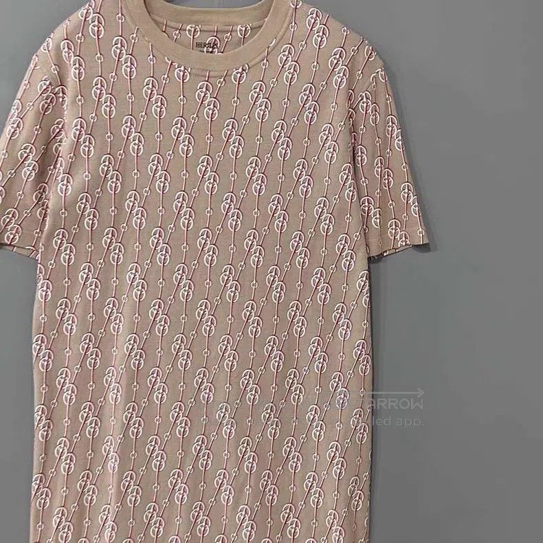 Hermes Hermes Pig Nose Full Print Short Sleeve Dress Size XS / US 0-2 / IT 36-38 - 2 Thumbnail