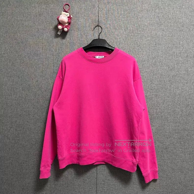 Balenciaga Fuchsia crew neck hoodie