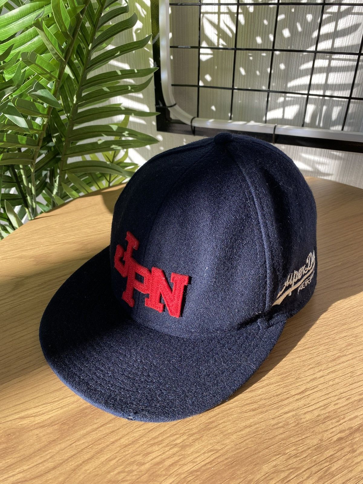 Superdry × Vintage SuperDry Japan Wool Hat “JPN” OS Unisex Men’s Navy Blue Size ONE SIZE - 14 Thumbnail