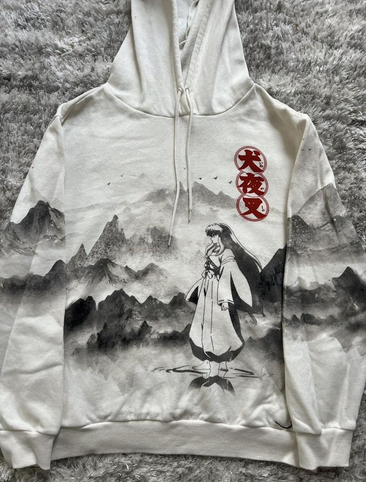 Anime × Japanese Brand Inuyasha anime Y2K hoodie Size US M / EU 48-50 / 2 - 2 Thumbnail