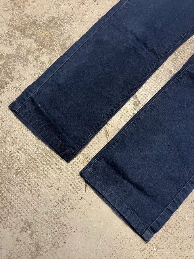 Gucci 2000s Gucci Navy & White Avant-Garde Slim Pants Size US 30 / EU 46 - 7 Thumbnail
