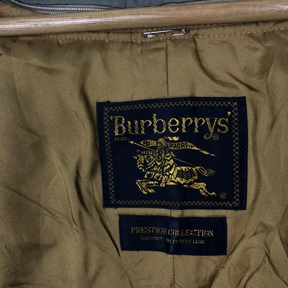 Burberry 🔥VINTAGE BURBERRYS TRENCH LONG COAT NOVA CHECK LINING Size US M / EU 48-50 / 2 - 11 Thumbnail