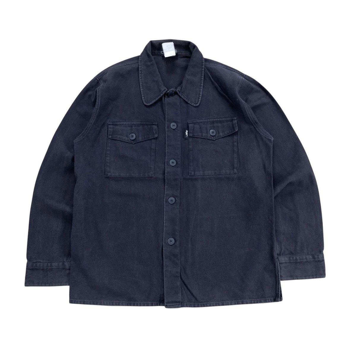 agnes b. 2000s Vintage Agnes B DOUBLE POCKET BUTTON SHIRT Size US M / EU 48-50 / 2 - 1 Thumbnail