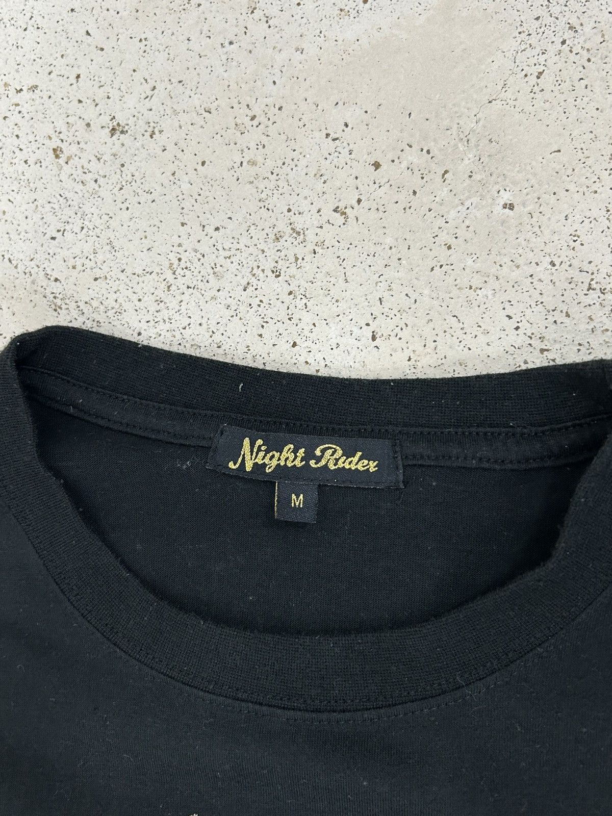 Designer Night Rider Japan Full Skull & Bones Rhinestones W/ Quotes Size US S / EU 44-46 / 1 - 6 Thumbnail
