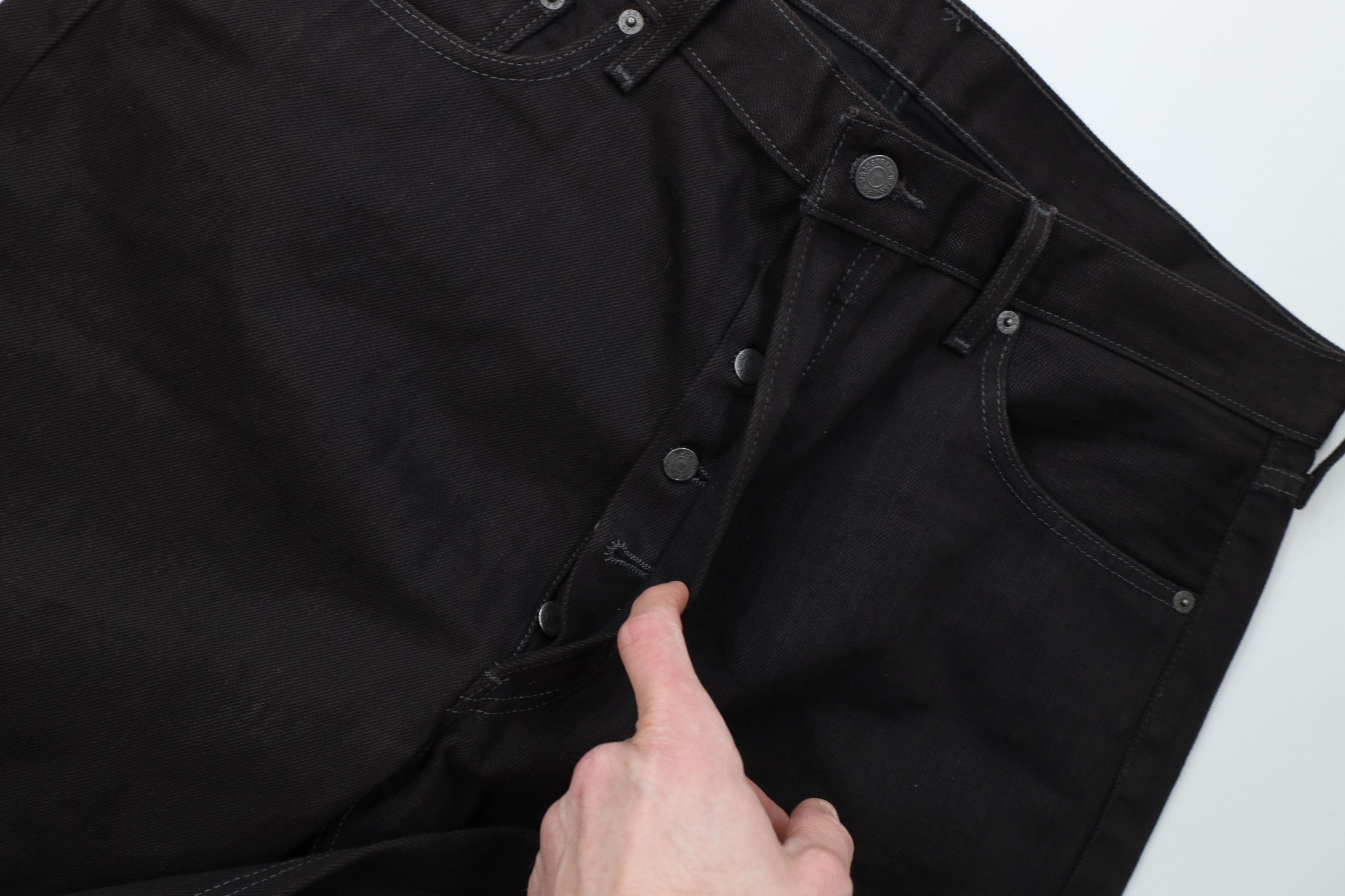 Levi's Vintage Y2K Levis 501xx Fly Original Straight Leg Jeans Size US 38 / EU 54 - 8 Thumbnail